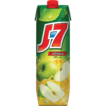J7 сок яблочный 1 л.